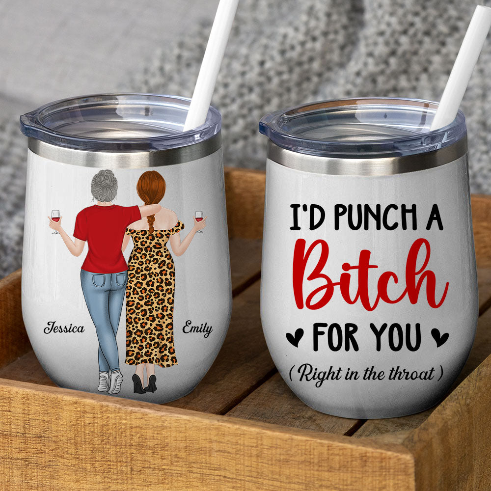 Right There - Personalized Custom Wine Tumbler