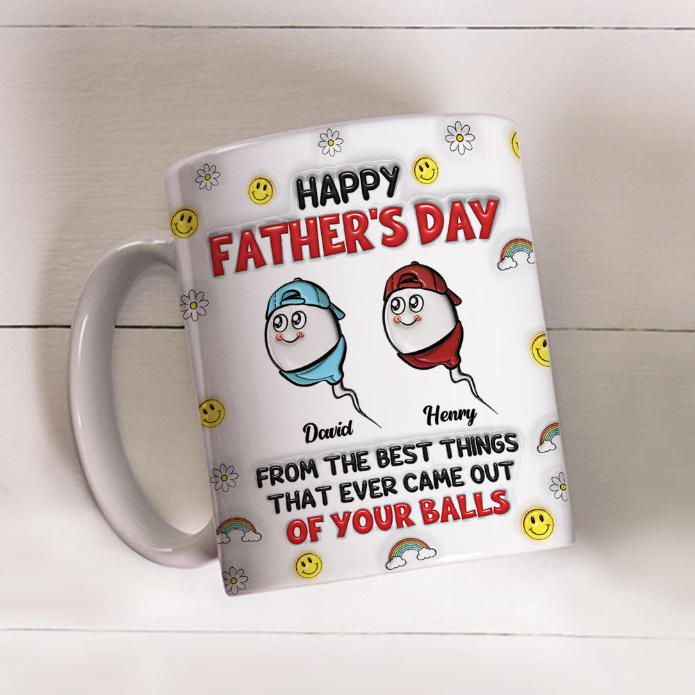 The Best Thing Came Out - Personalized Custom 3D Inflated Effect Mug