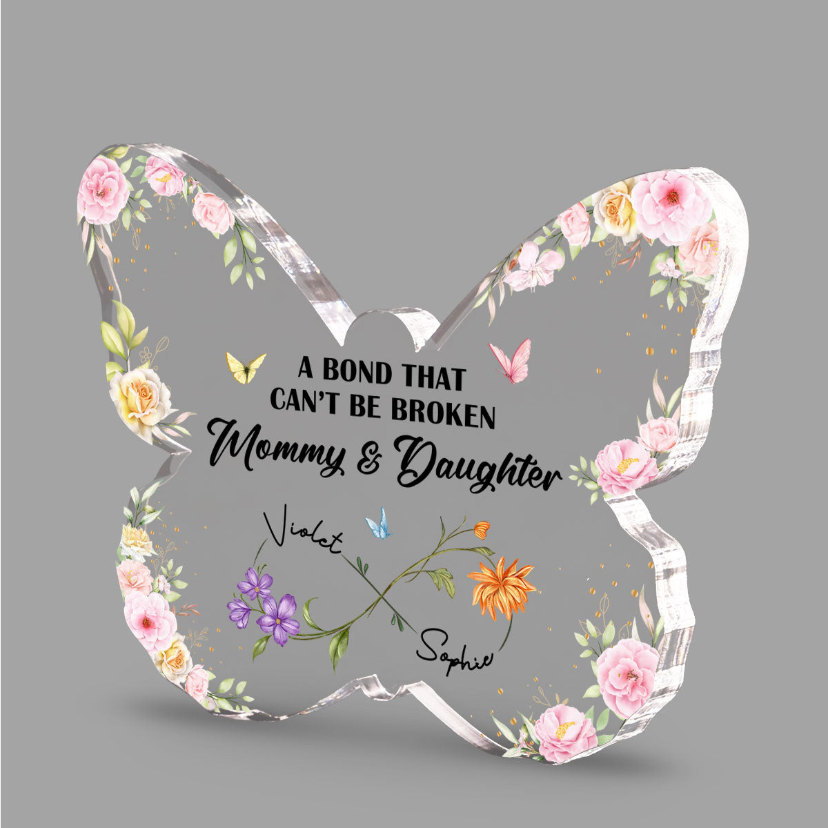 A Bond That Cant Be Broken - Personalized Custom Acrylic Plaque