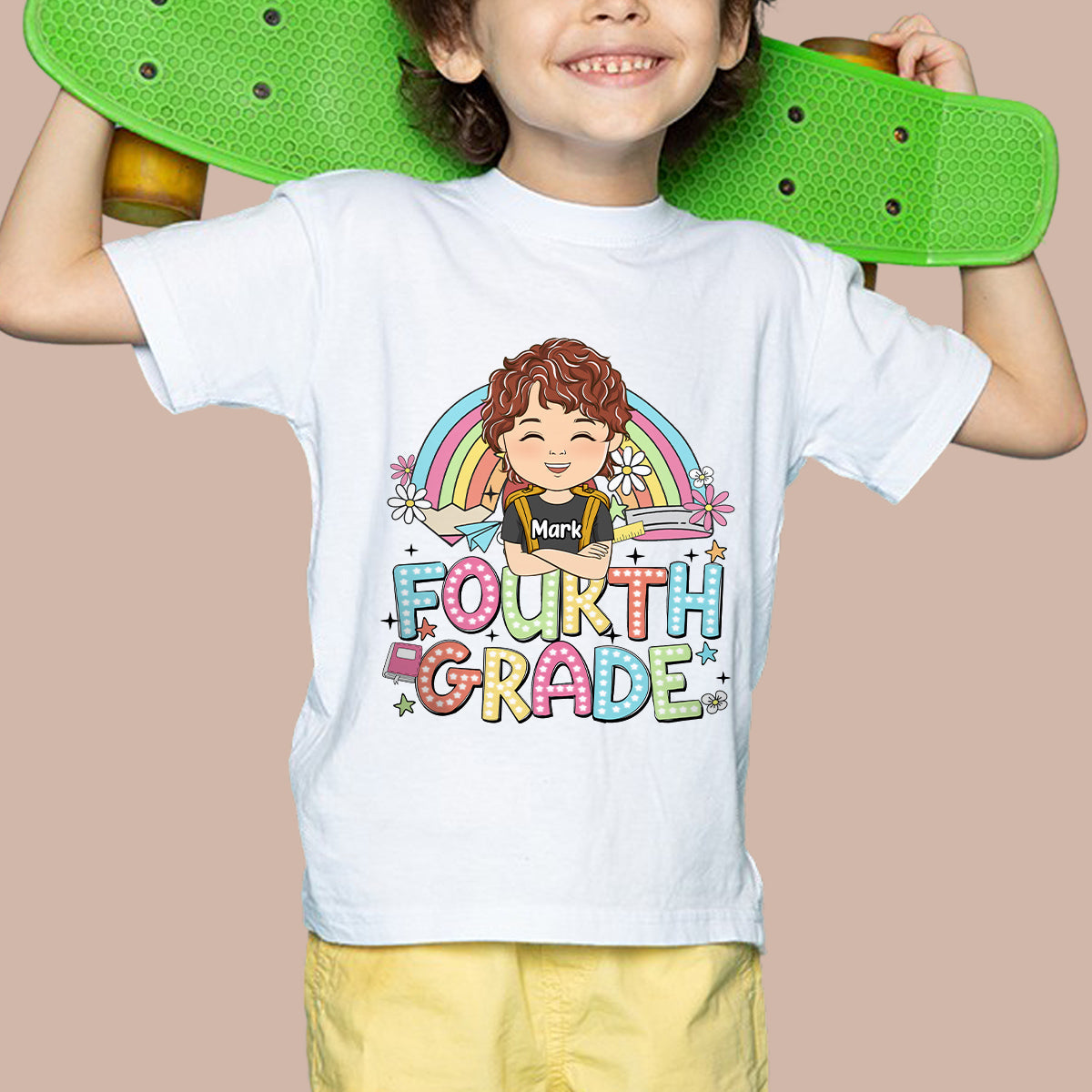 School Level Unlocked - Personalized Custom Youth T-shirt