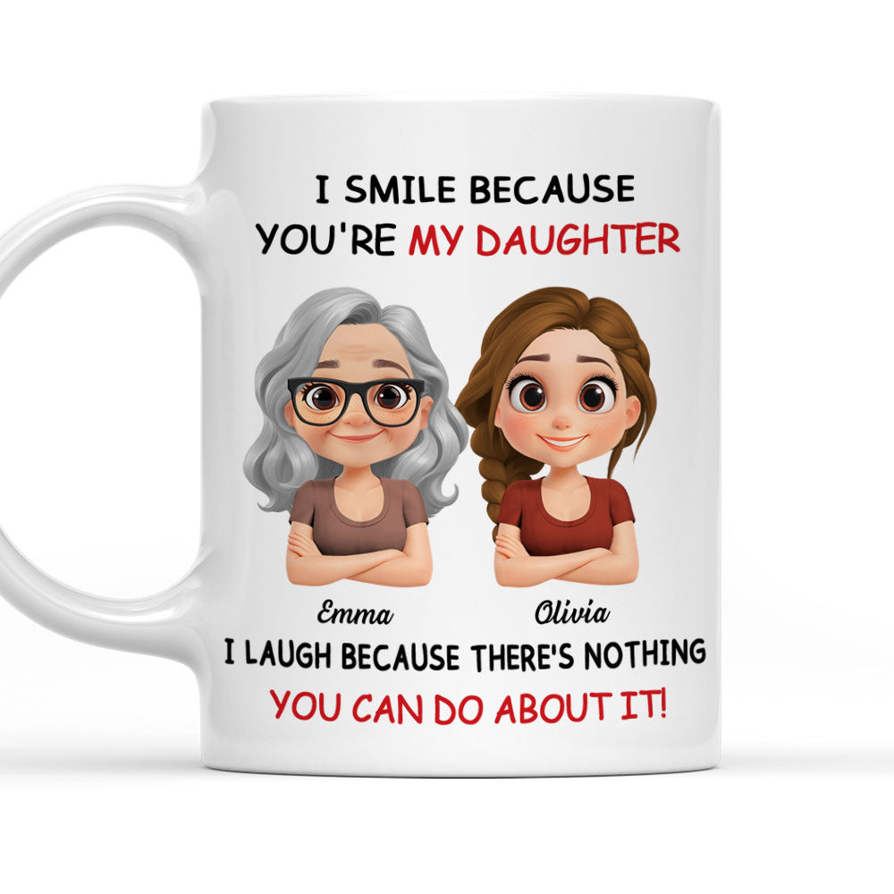 Mom Daughter - Personalized Custom Coffee Mug