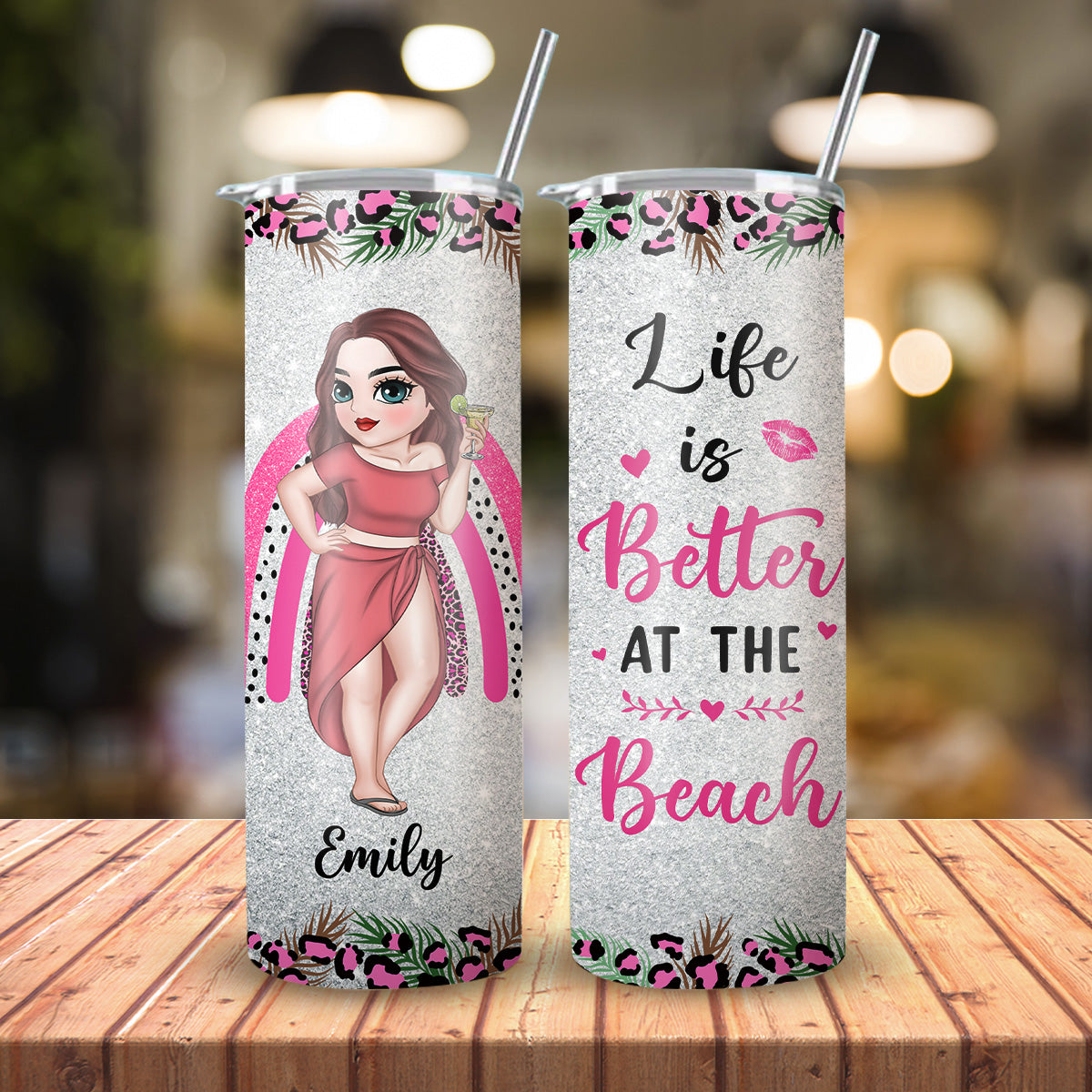 Better Life - Personalized Custom Skinny Tumbler