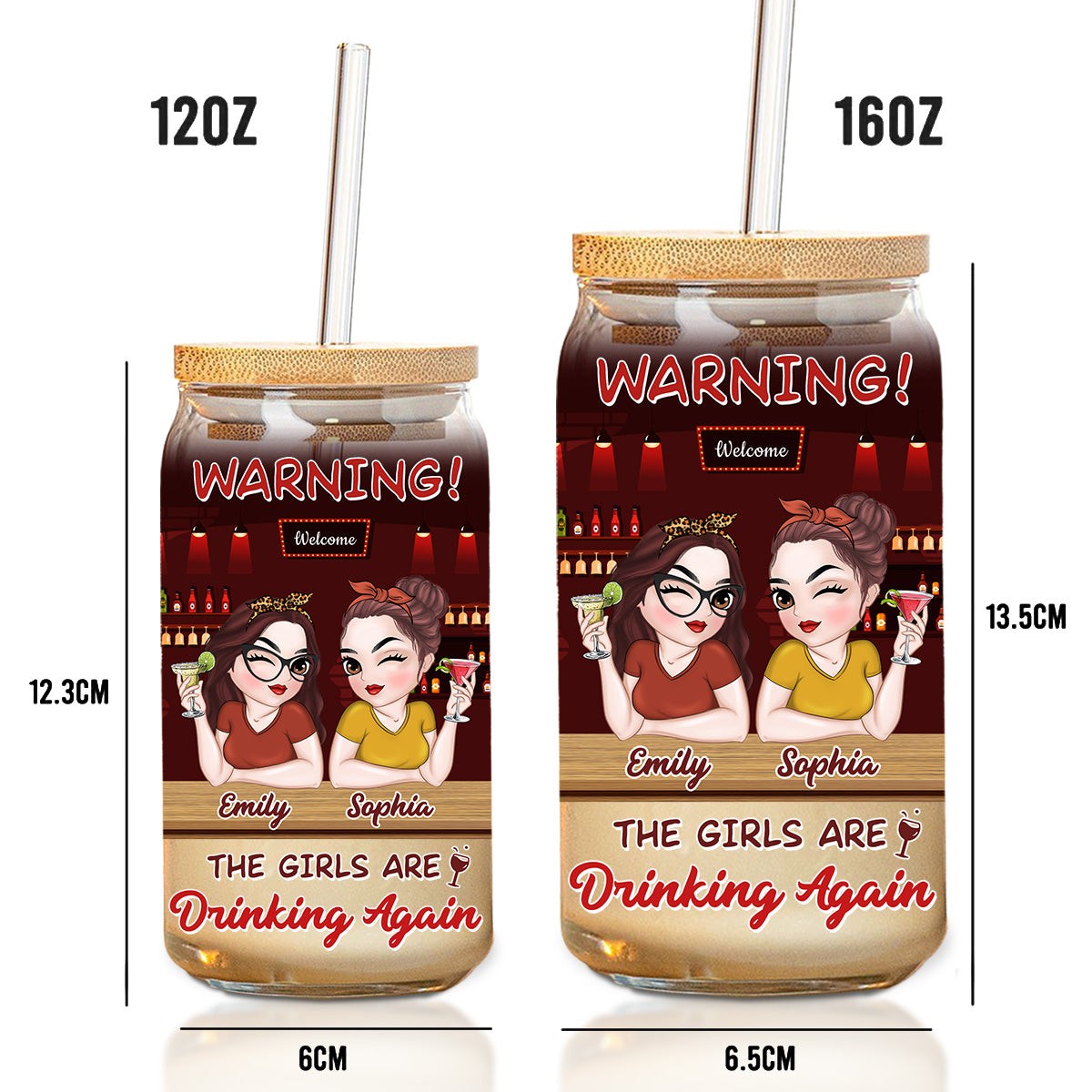 This Is Our Alcohol Drinking - Personalized Custom Glass Can