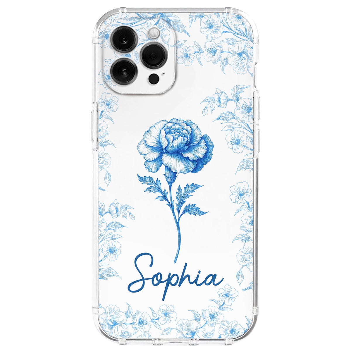 Flower Of Month - Personalized Custom Phone Case