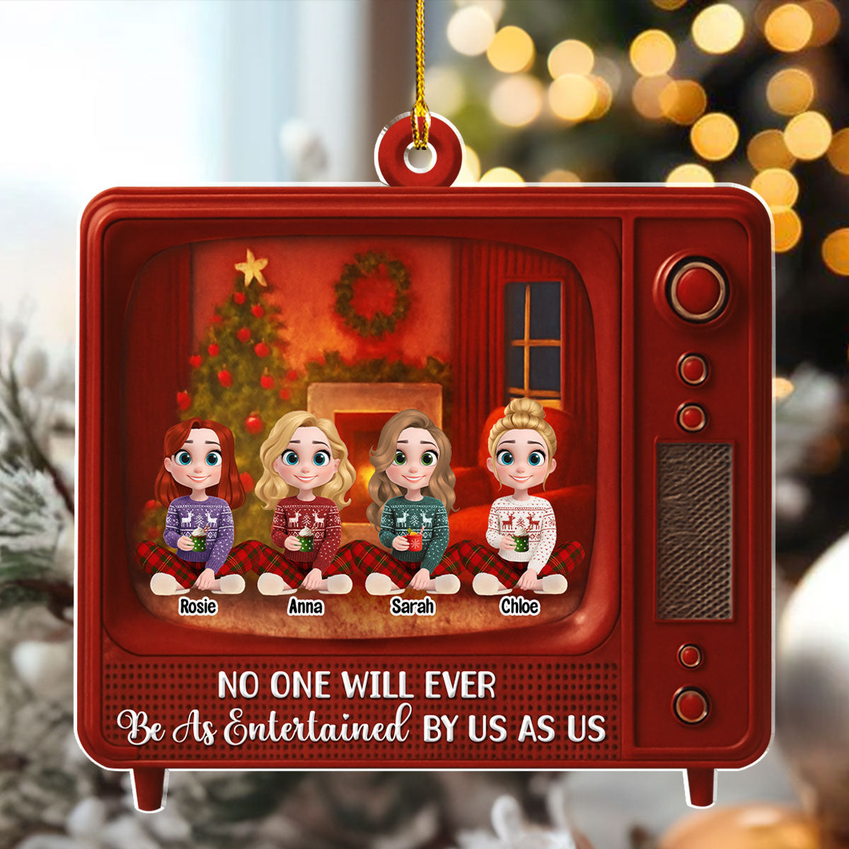 Jingle Bell Fabulous - Personalized Custom Acrylic Ornament