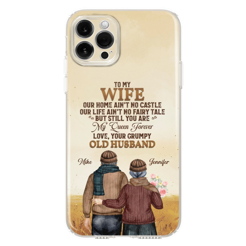 To My Wife You Are My Queen Forever - Personalized Custom Phone Case