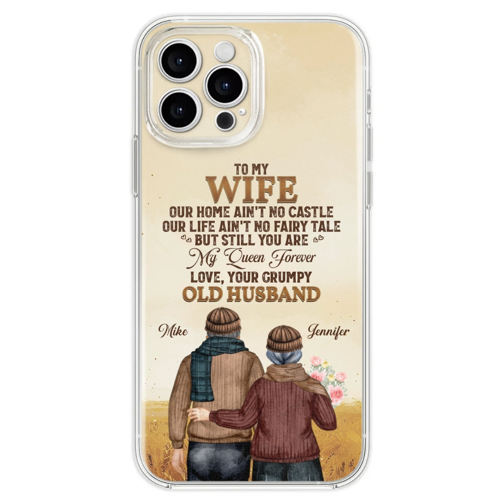 To My Wife You Are My Queen Forever - Personalized Custom Phone Case