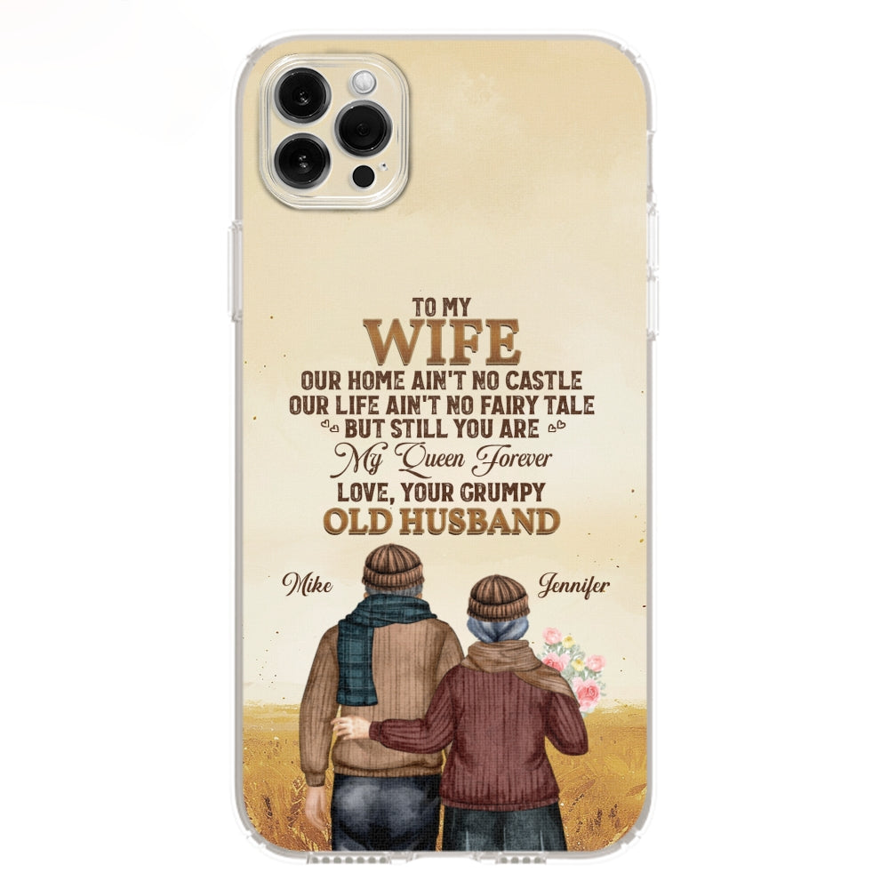 To My Wife You Are My Queen Forever - Personalized Custom Phone Case
