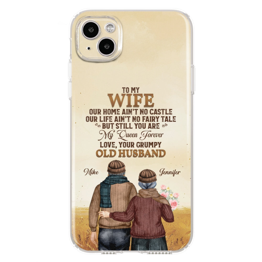 To My Wife You Are My Queen Forever - Personalized Custom Phone Case