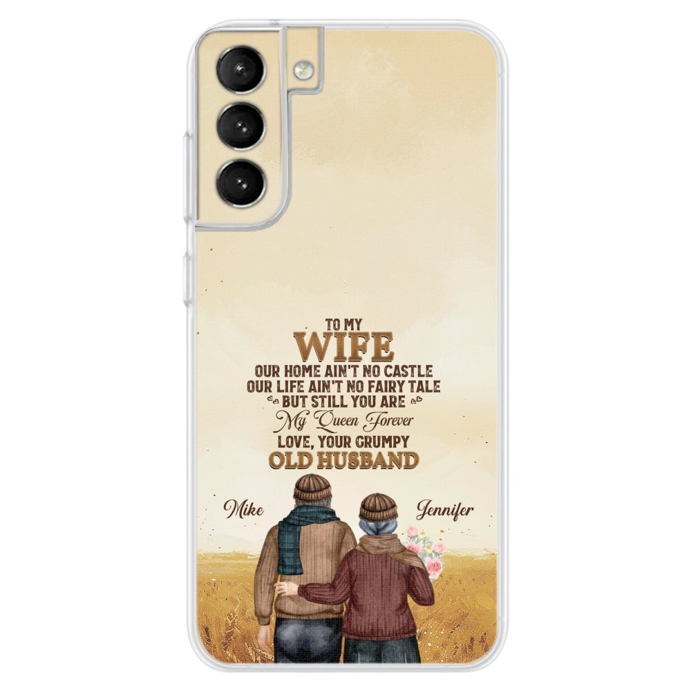 To My Wife You Are My Queen Forever - Personalized Custom Phone Case
