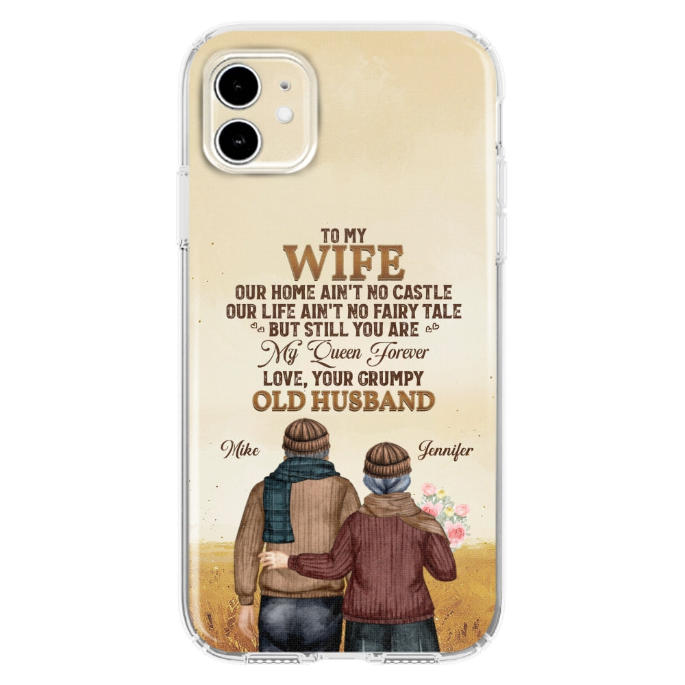 To My Wife You Are My Queen Forever - Personalized Custom Phone Case