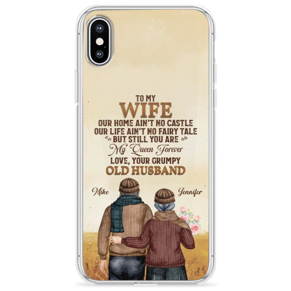 To My Wife You Are My Queen Forever - Personalized Custom Phone Case
