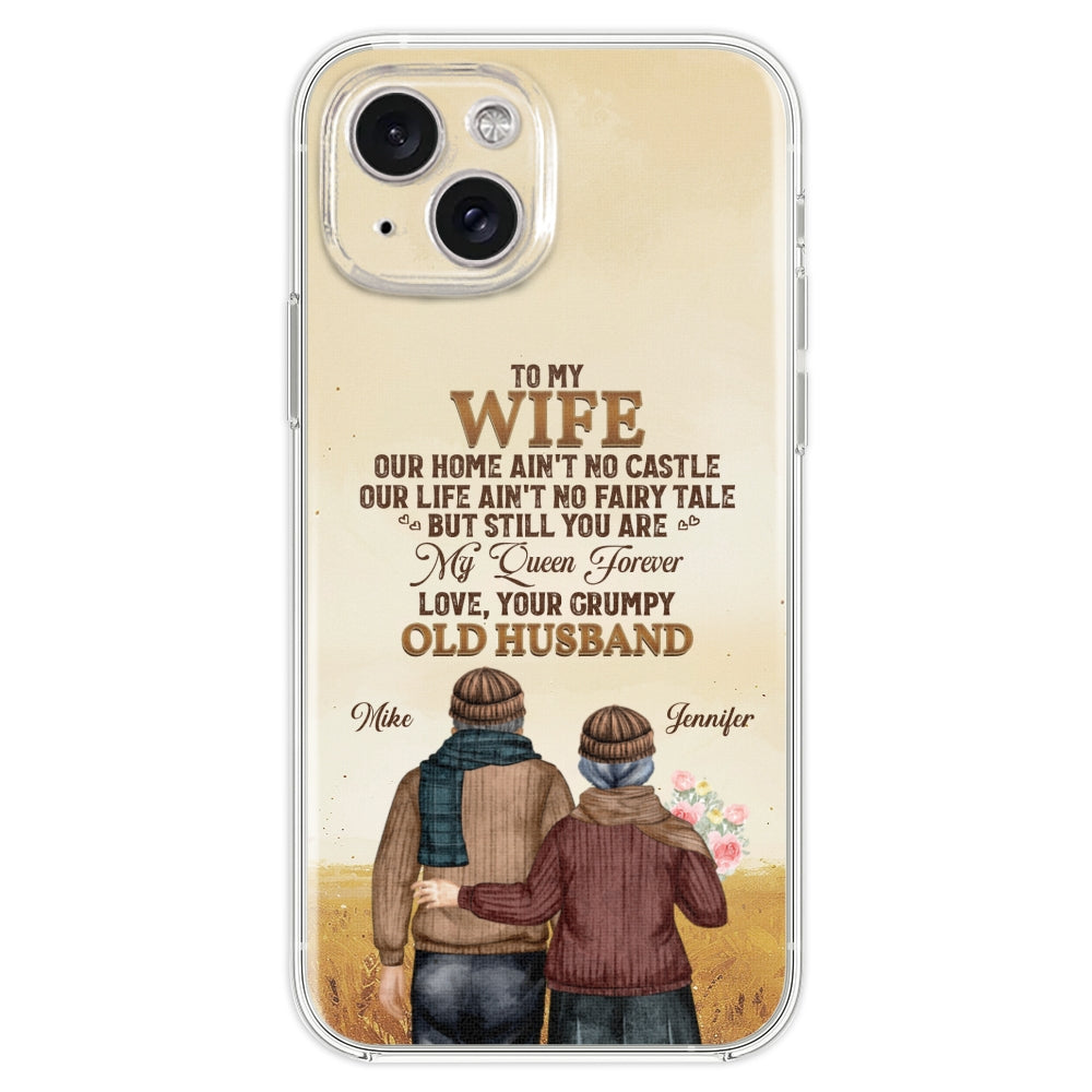 To My Wife You Are My Queen Forever - Personalized Custom Phone Case