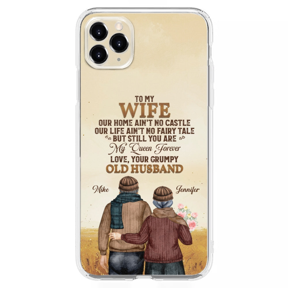 To My Wife You Are My Queen Forever - Personalized Custom Phone Case