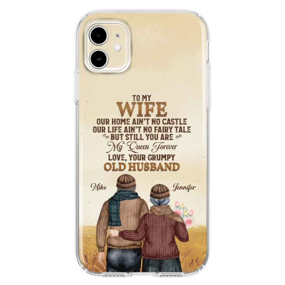 To My Wife You Are My Queen Forever - Personalized Custom Phone Case
