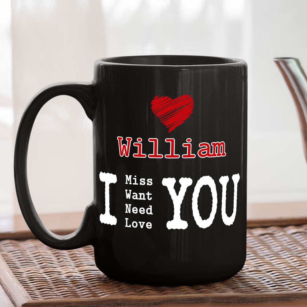 Romantic Mug - Personalized Custom Coffee Mug
