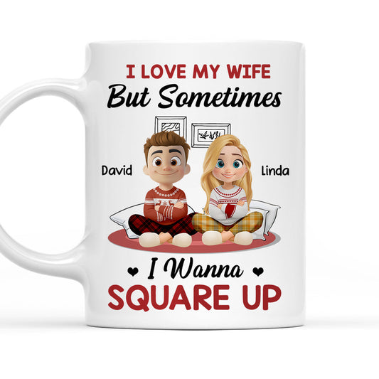 My Wife My Beautiful Headache - Personalized Custom Coffee Mug