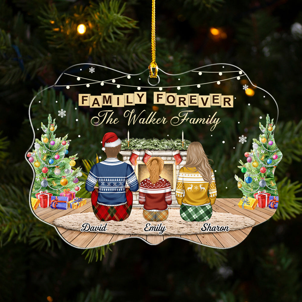 Forever Family - Personalized Custom Acrylic Ornament