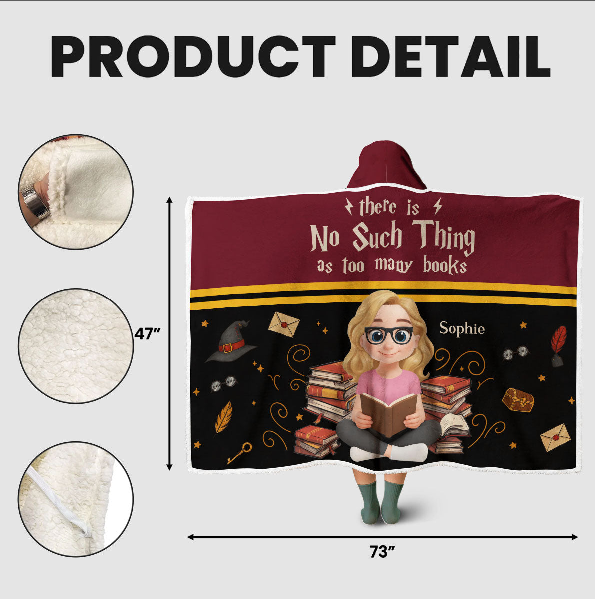 No Such Thing - Personalized Custom Hooded Blanket