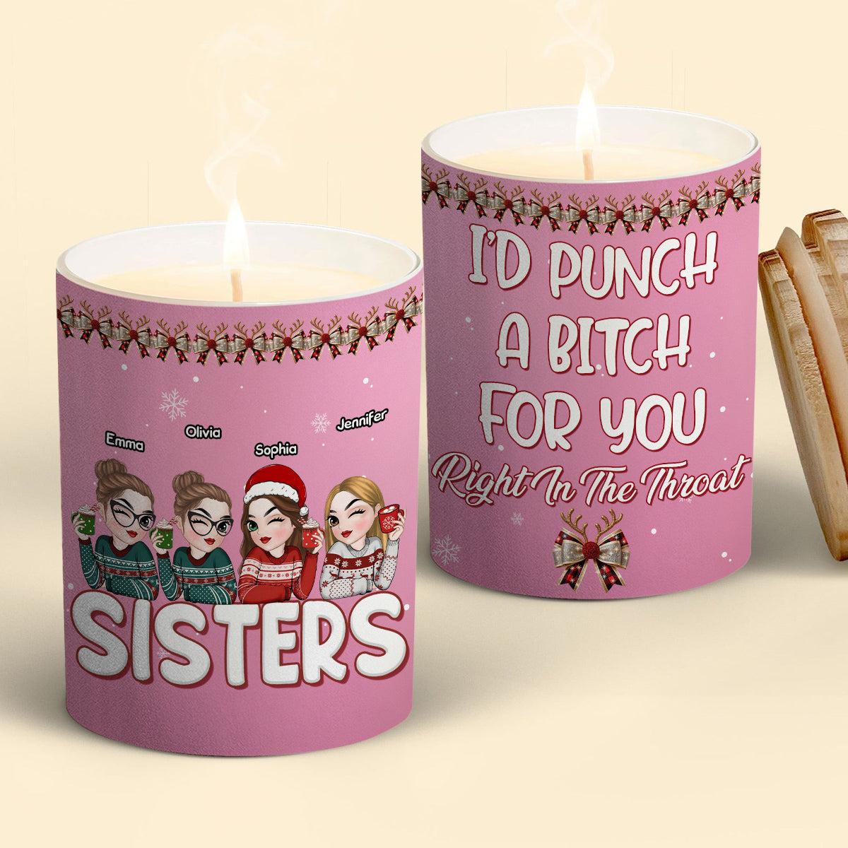 Punch Bitch 2024 - Personalized Custom Candle