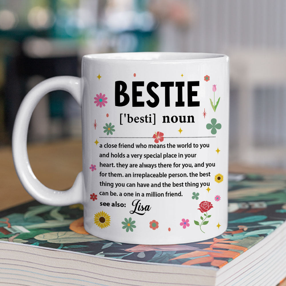 Bestie Definition - Personalized Custom Coffee Mug