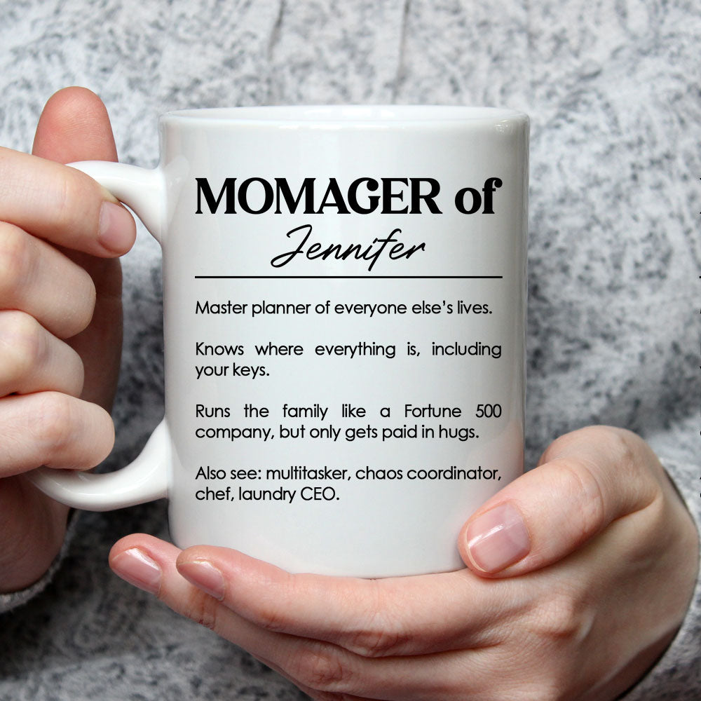 Momager - Personalized Custom Coffee Mug