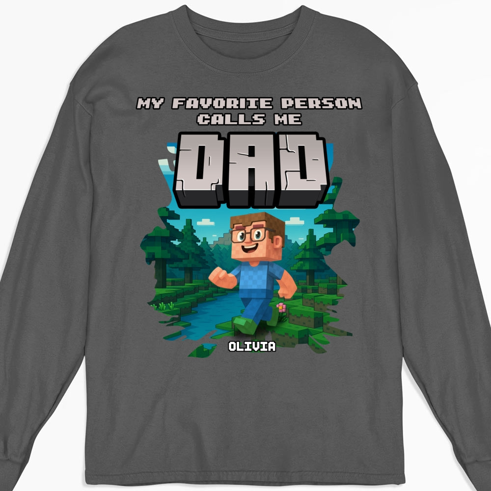 Papa Favorite People - Personalized Custom Shirt