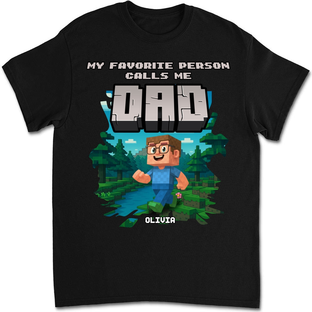 Papa Favorite People - Personalized Custom Shirt