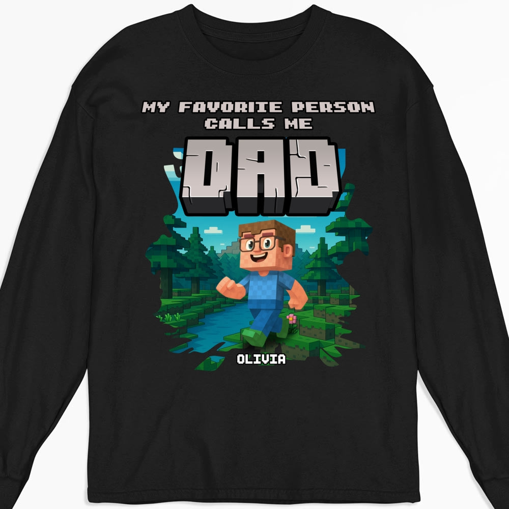 Papa Favorite People - Personalized Custom Shirt