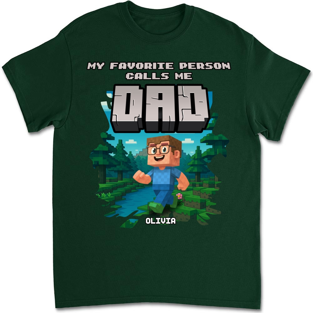 Papa Favorite People - Personalized Custom Shirt