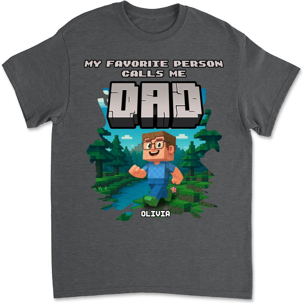 Papa Favorite People - Personalized Custom Shirt