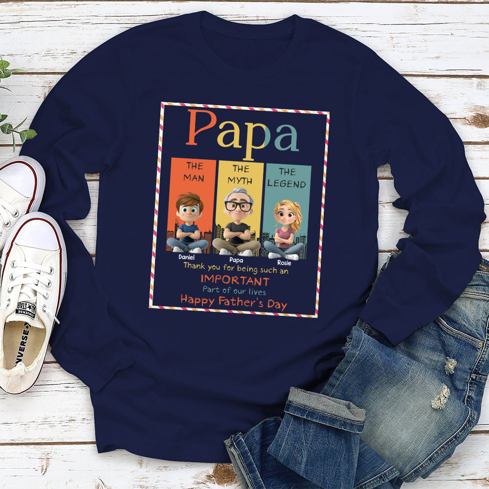 The Myth Who Raised Me - Personalized Custom Shirt