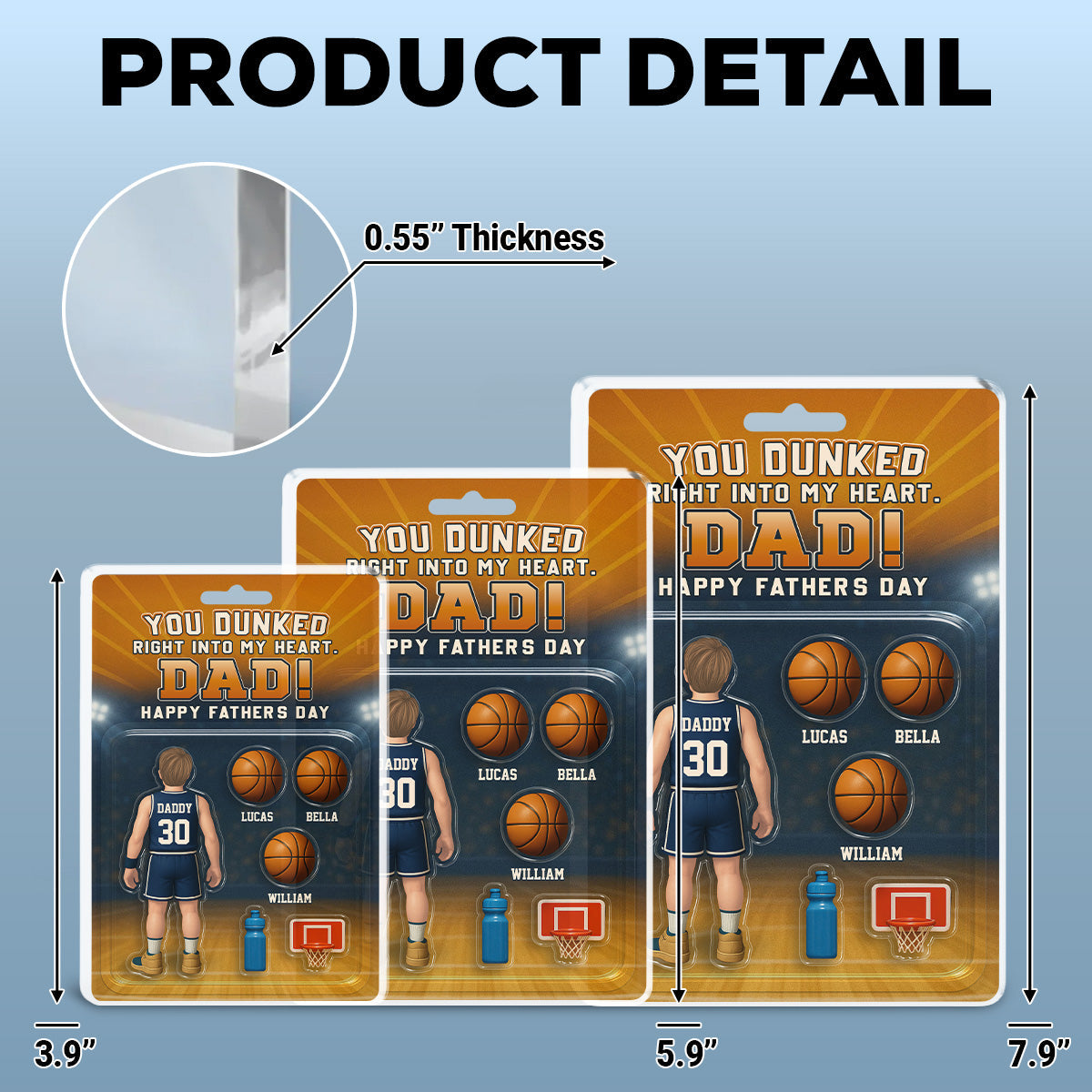 You Dunked Right Into My Heart - Personalized Custom Acrylic Plaque 