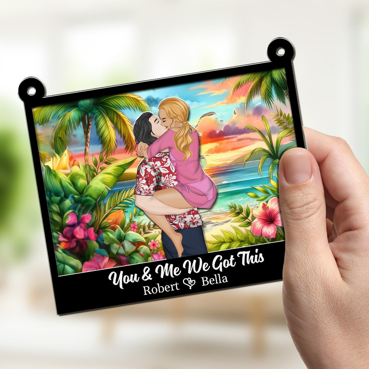 I Love You So Much - Personalized Custom Suncatcher