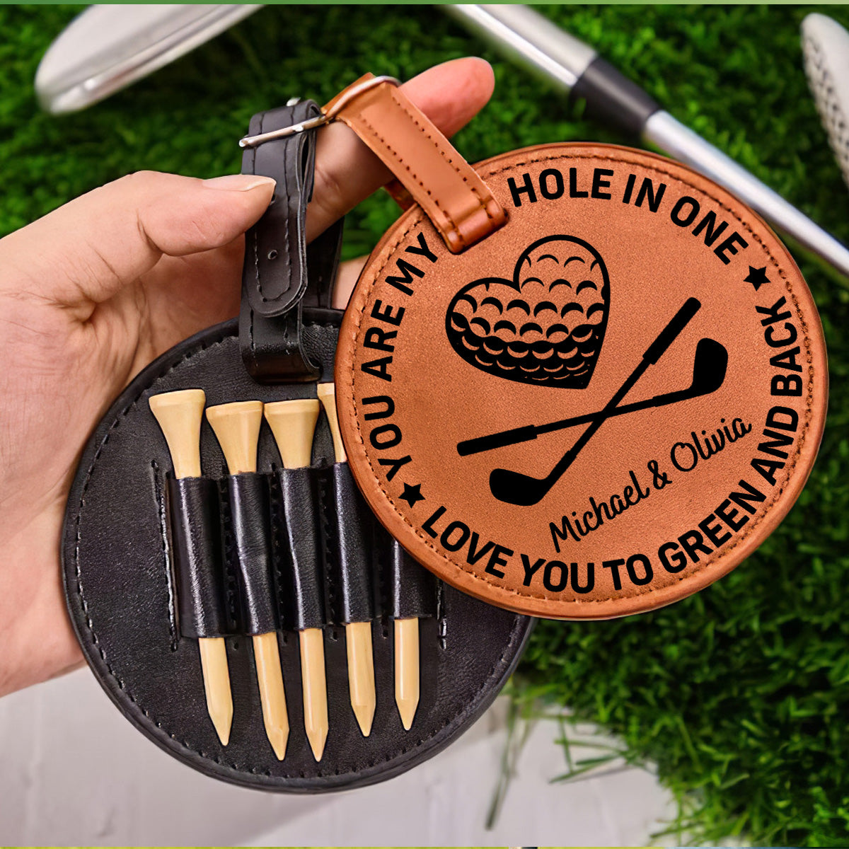 You Are My Hole In One - Personalized Custom Golf Tee Bag