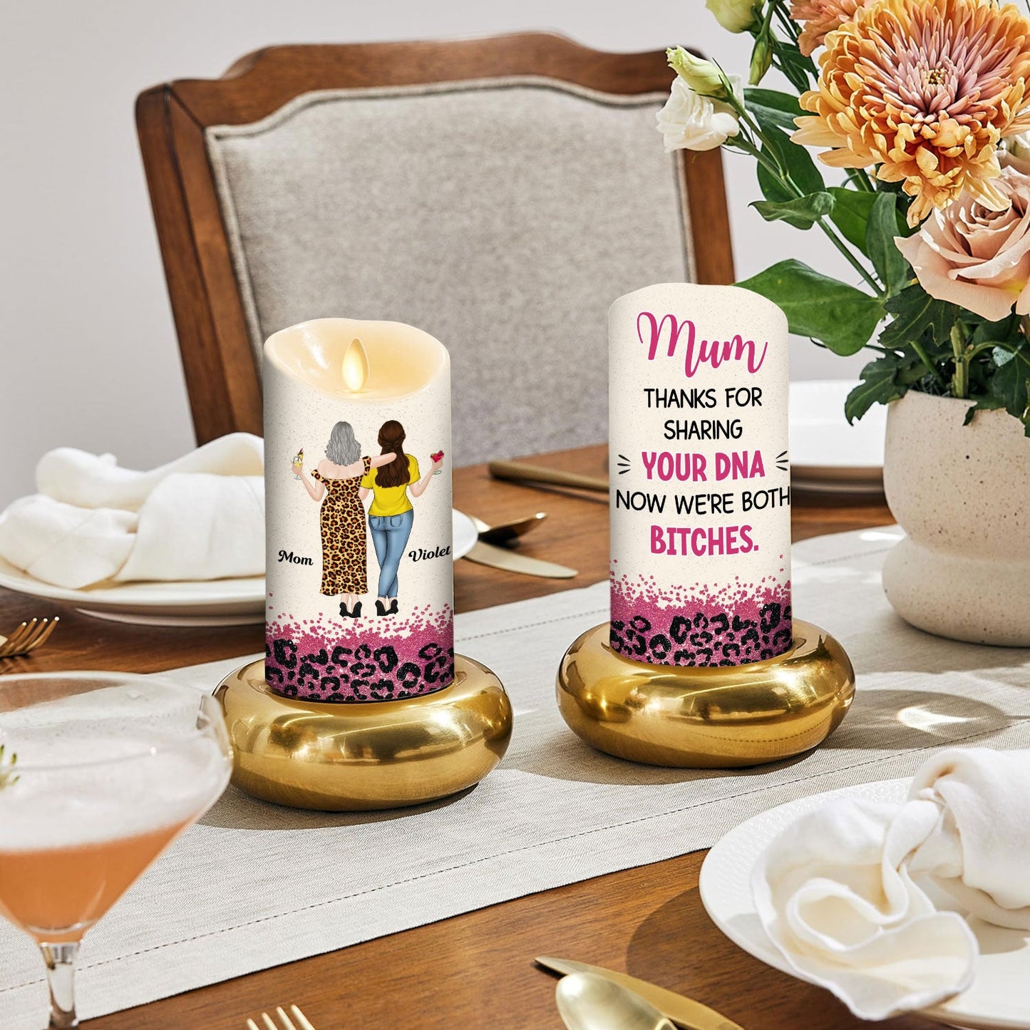 Your DNA - Personalized Custom LED Candle