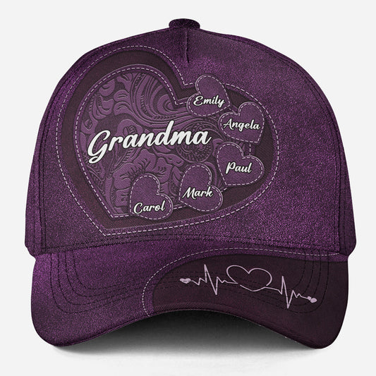 Sweethearts Of Grandma - Personalized Custom Classic Cap