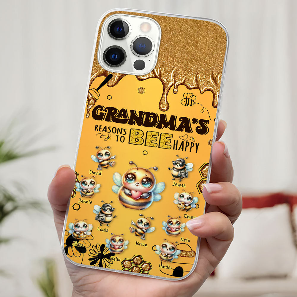 Bee Happy - Personalized Custom Phone Case