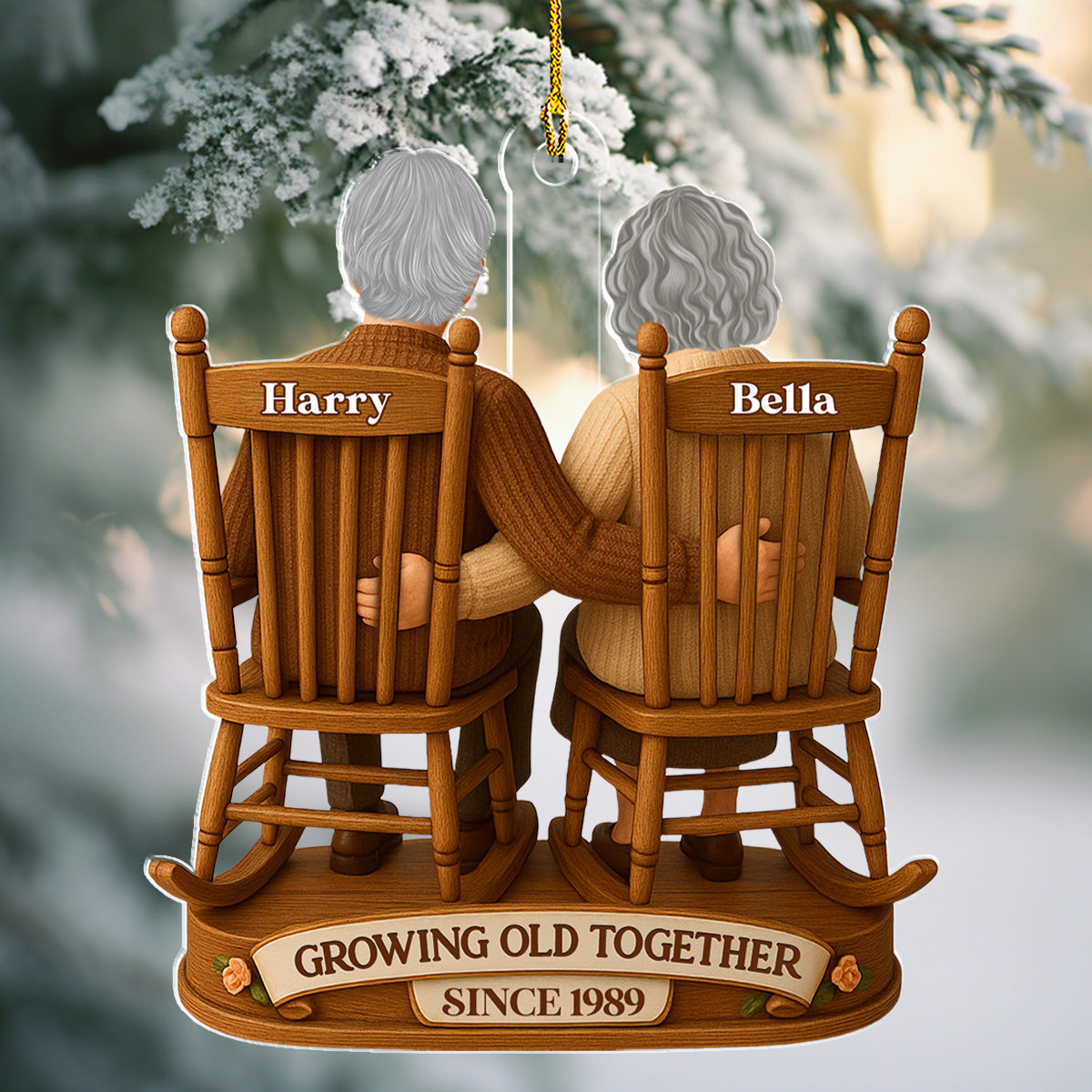 A Lifetime Of Love - Personalized Custom Acrylic Ornament