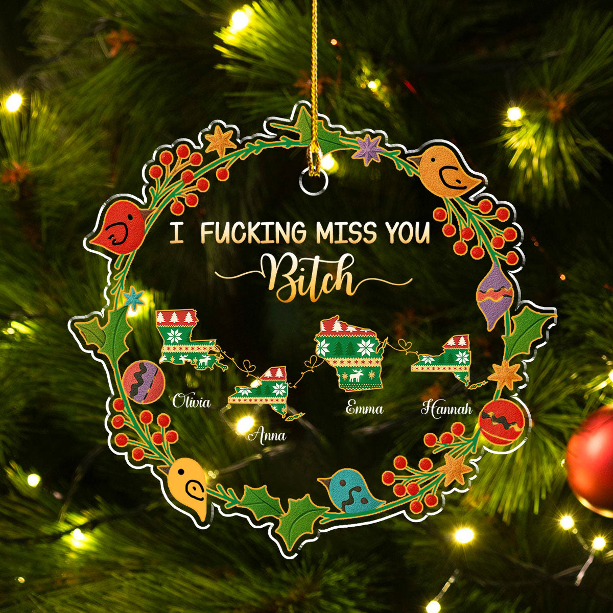 Have A Merry Christmas  - Personalized Custom Acrylic Ornament