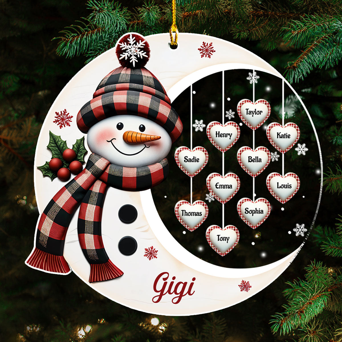Sweetheart Of Nana - Personalized Custom Acrylic Ornament