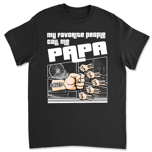 Best Grandpa Ever - Personalized Custom Shirt