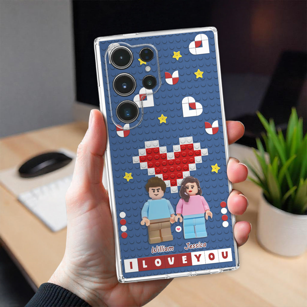 Lego Couple - Personalized Custom Phone Case