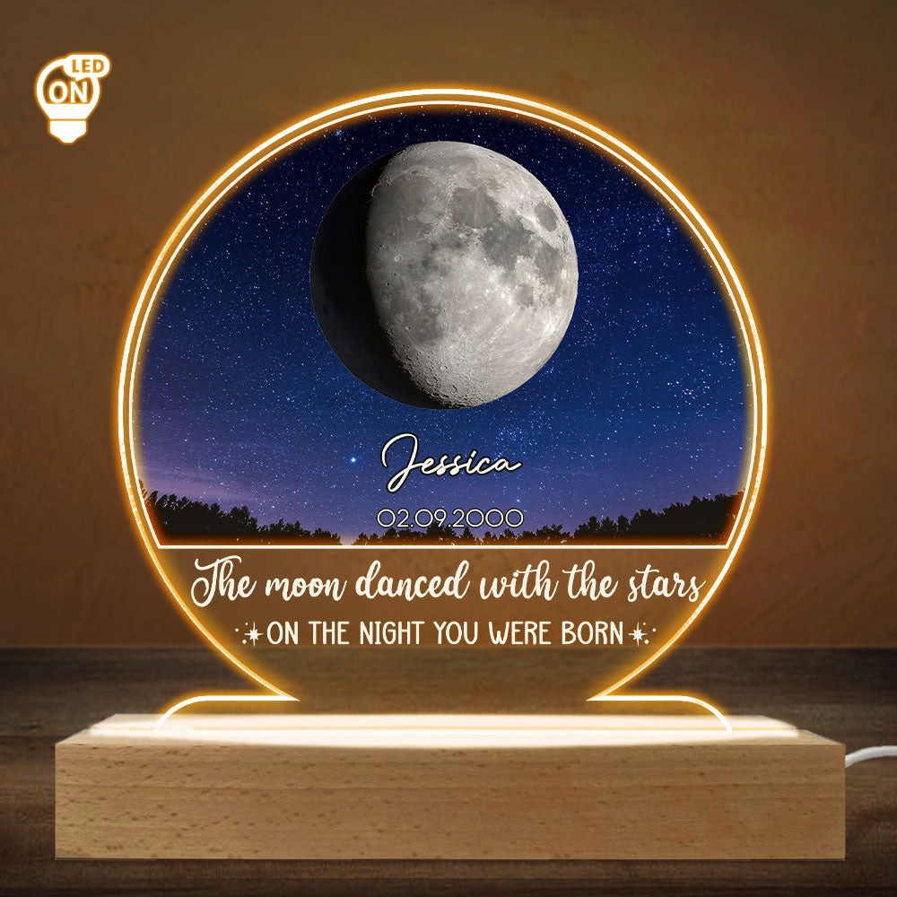 The Night Shined For You - Personalized Custom LED Light