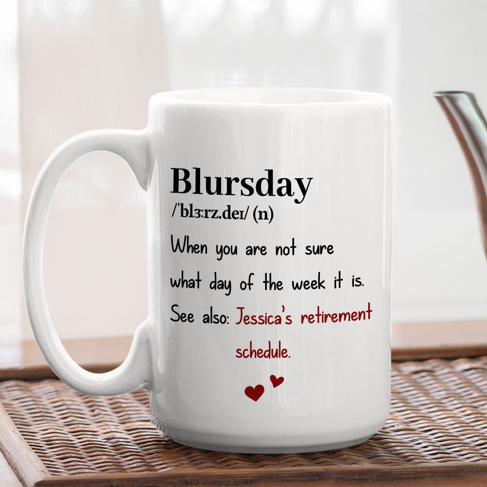Skipped Mondays Forever And Ever - Personalized Custom Coffee Mug