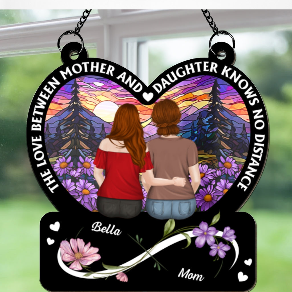 I Love You Mom - Personalized Custom Suncatcher
