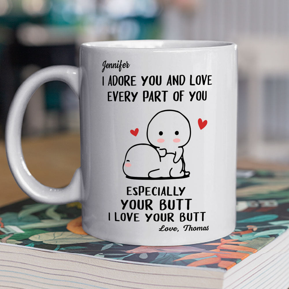 I Adore You - Personalized Custom Coffee Mug