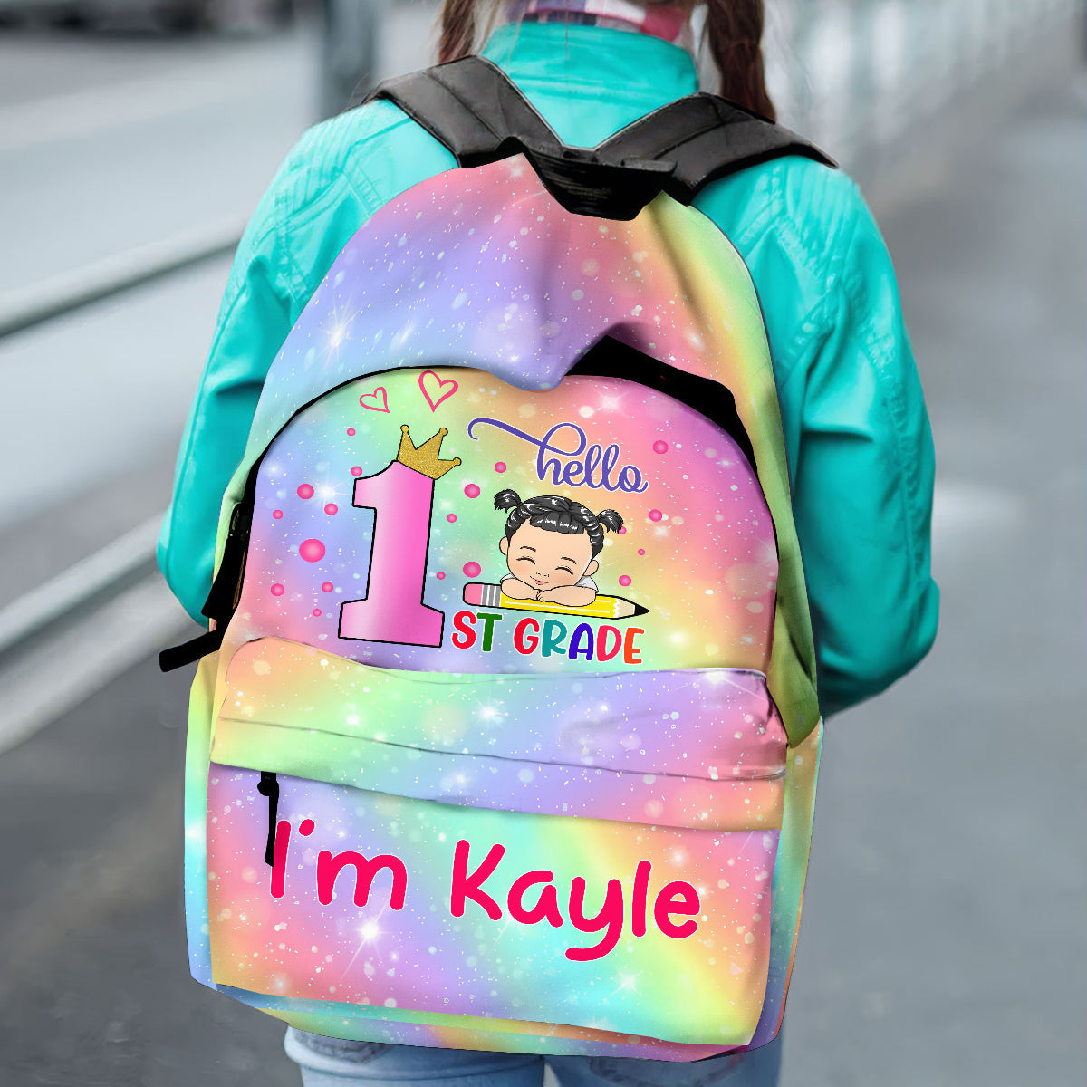 Hello School - Personalized Custom Backpack