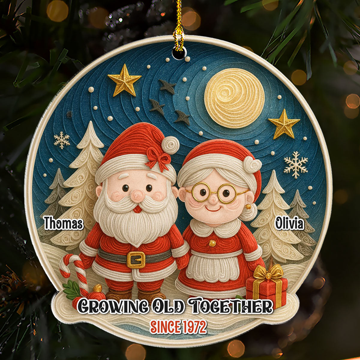 Winter Wonderland 2025 - Personalized Custom Acrylic Ornament