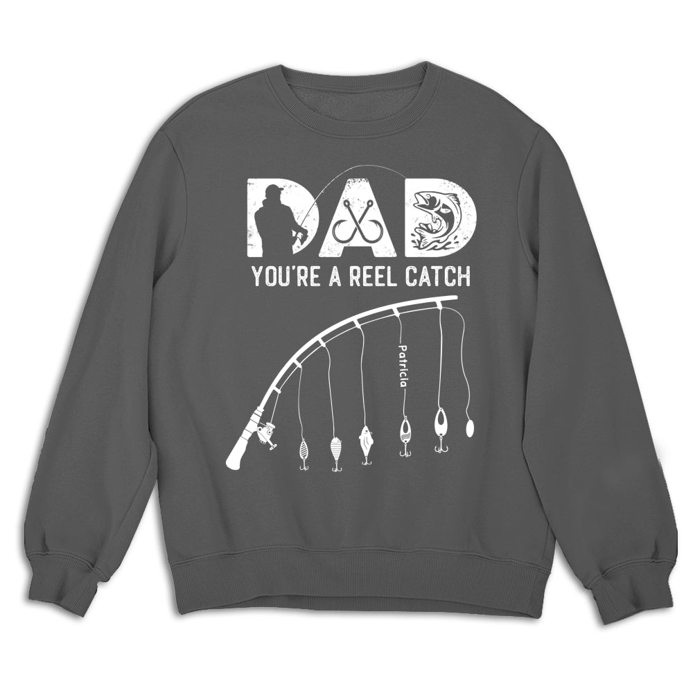 Dad Reel Catch - Personalized Custom Shirt
